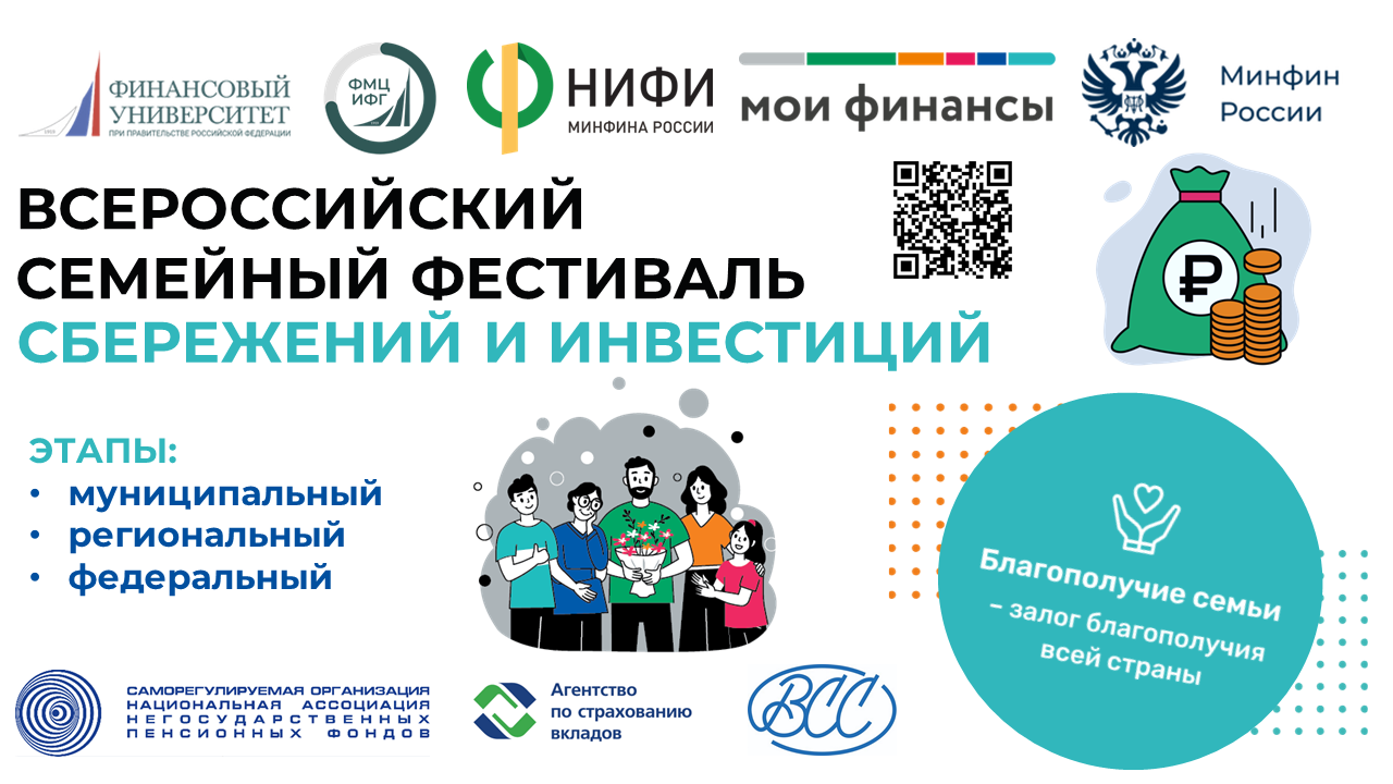5 мая в Международный День Семьи в с. Кетово пройдет муниципальный этап II Всероссийского семейного фестиваля сбережений и инвестиций.