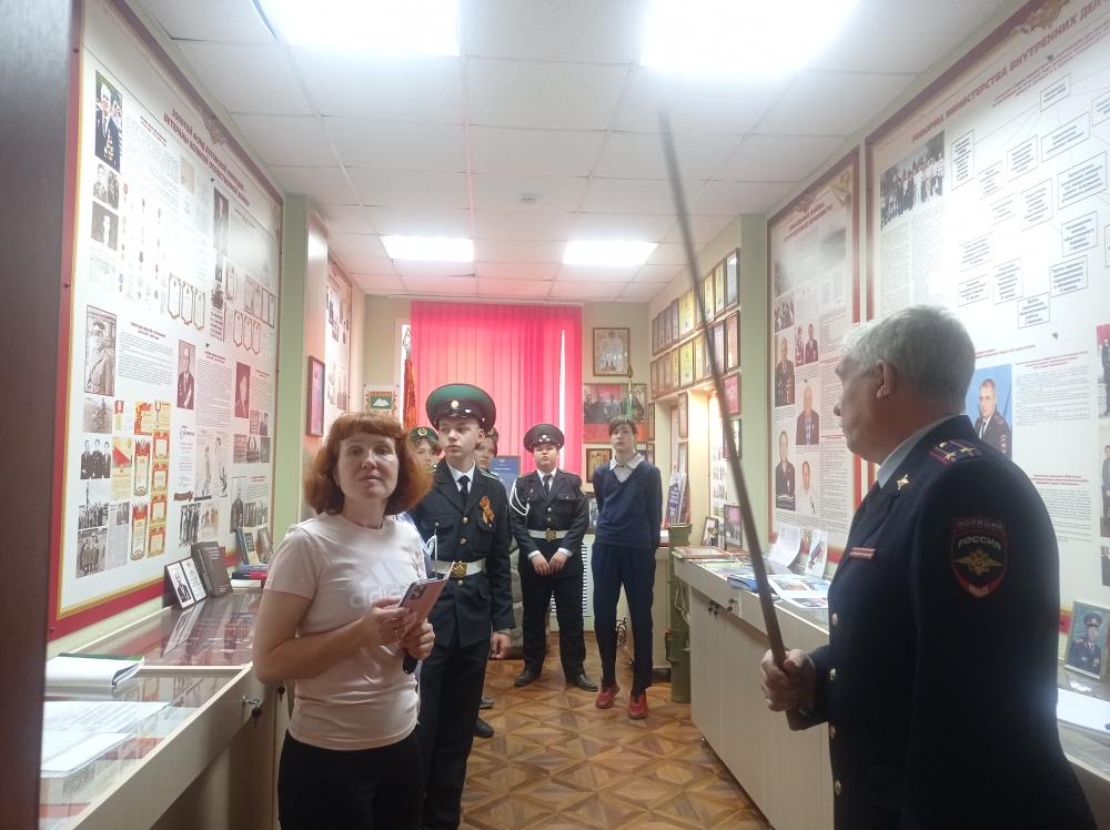 ОМВД России «Кетовский» посетил отряд юный друг пограничников «Звезда»  МБОУ «СОШ №23» г. Кургана..